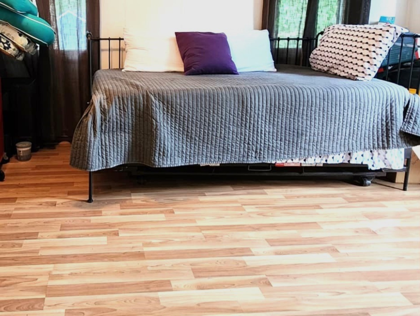 28-21 Woodhaven Sublette, IL 61367 - Photo 27 of 35 a bedroom with two beds and wooden floor