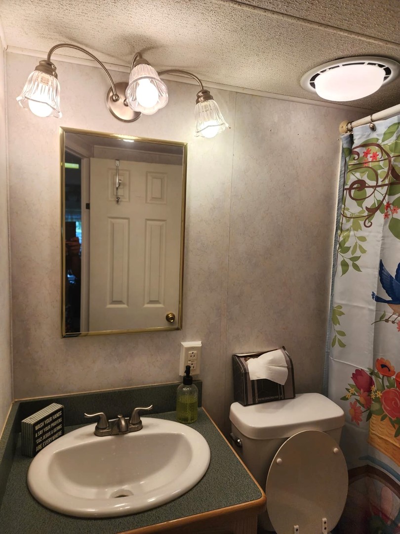 28-21 Woodhaven Sublette, IL 61367 - Photo 35 of 35 a bathroom with a sink and a mirror