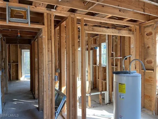 a view of storage and utility room