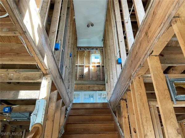 a view of a porch