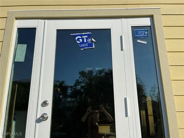 a view of door
