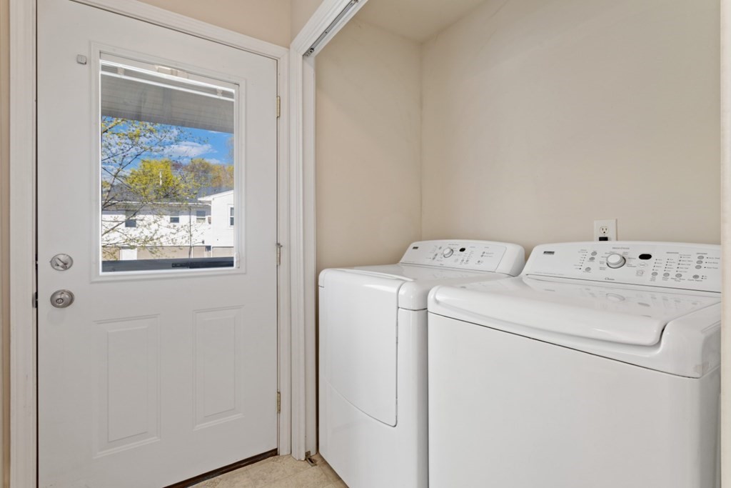 2 Earley Road Peabody, MA 01960 - Photo 10 of 30 a utility room with dryer and washer