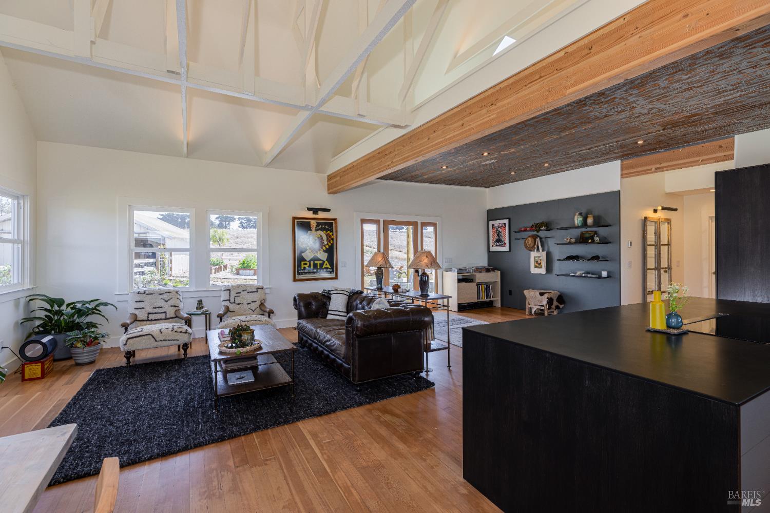 3150 Pepper Road Petaluma, CA 94952 - Photo 4 of 85 Stunning & sophisticated interiors in the open living room & kitchen spaces.