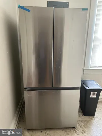 a close view of sliding door