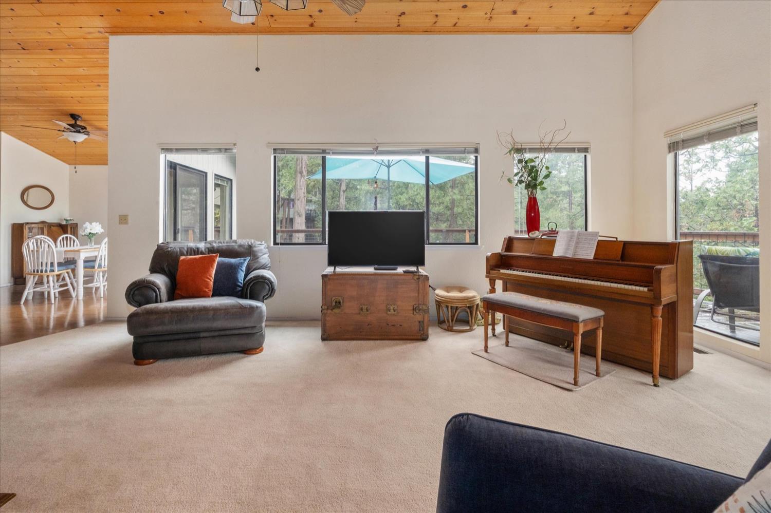 596 Sugarbush Lane Murphys, CA 95247 - Photo 17 of 48 a living room with furniture and a flat screen tv