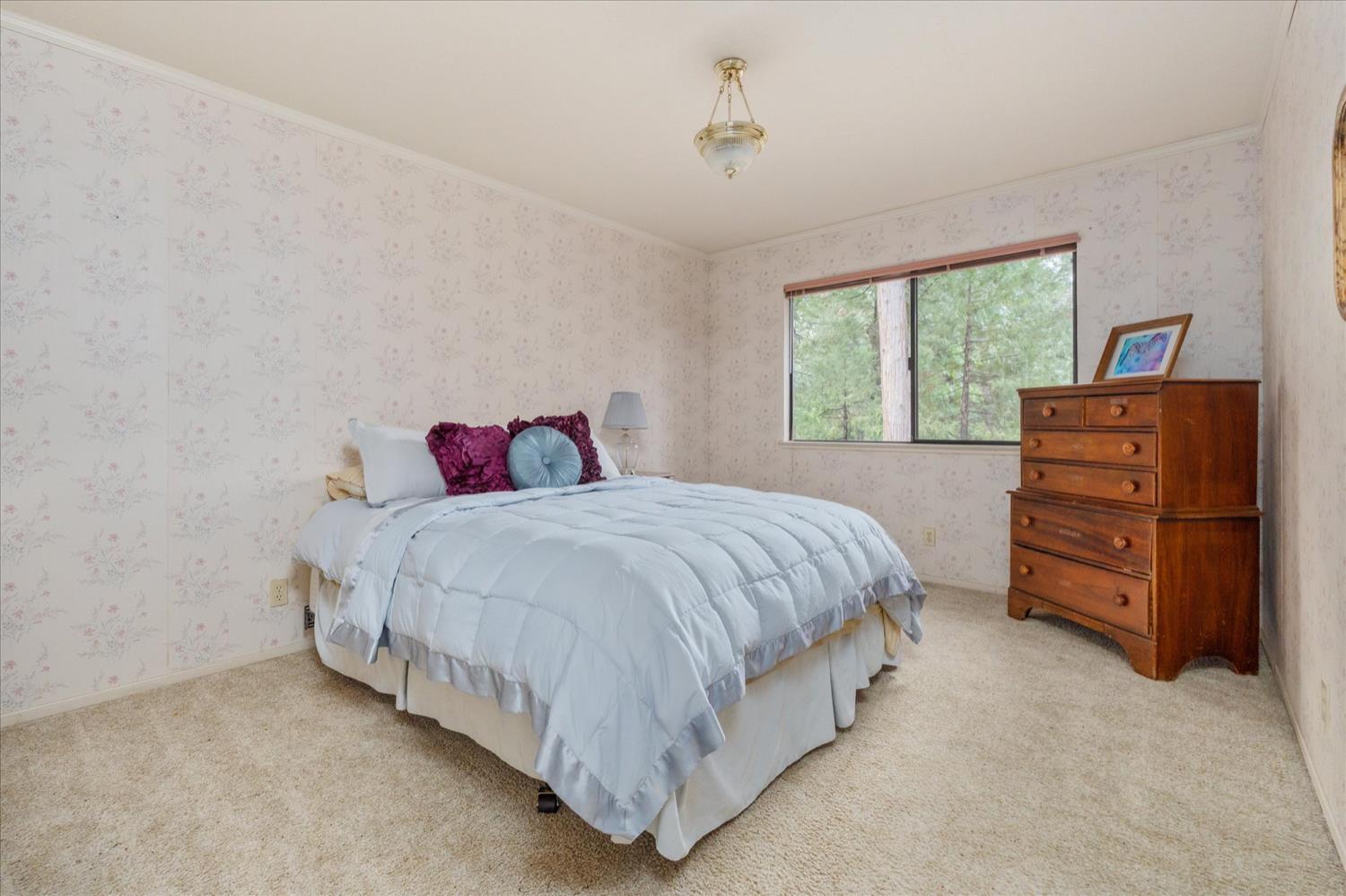 596 Sugarbush Lane Murphys, CA 95247 - Photo 31 of 48 a bedroom with a bed and a window