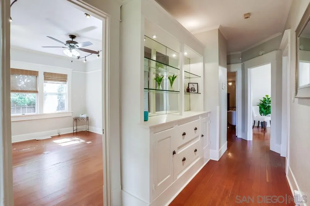 745 Main Street Ramona, CA 92065 - Photo 13 of 40 a view of an entryway with wooden floor and cabinet