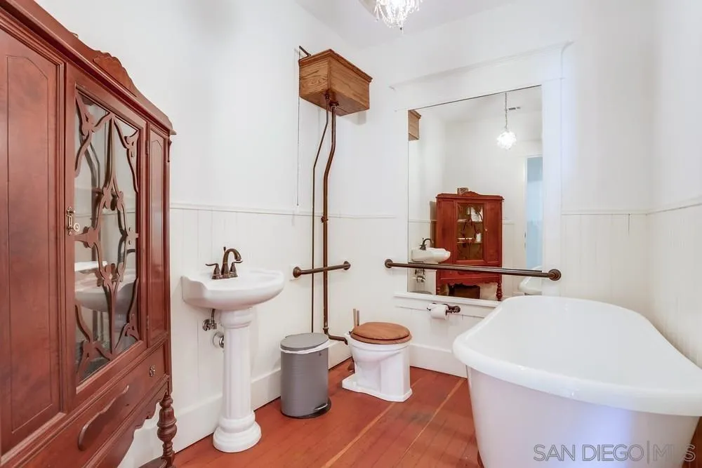 745 Main Street Ramona, CA 92065 - Photo 25 of 40 a bathroom with a sink toilet and shower