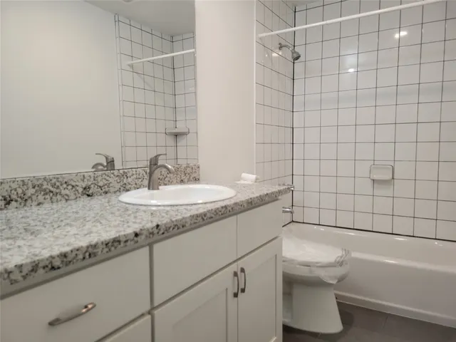 a view of a room with an empty space