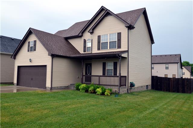 3749 Suiter Road Clarksville, TN 37040 - Photo 2 of 20 THIS BEAUTIFUL HOME HAS IT ALL, FRONT PORCH!!, THREE LOVELY BEDROOMS, ONE OF WHICH IS A LARGE MASTER SUITE WITH A LARGE MASTER BATH. THIS HOME HAS EXTRA STORAGE!! A HUGE BACK YARD WITH A PRIVACY FENCE ALREADY IN PLACE!!! A COOKS KITCHEN!!