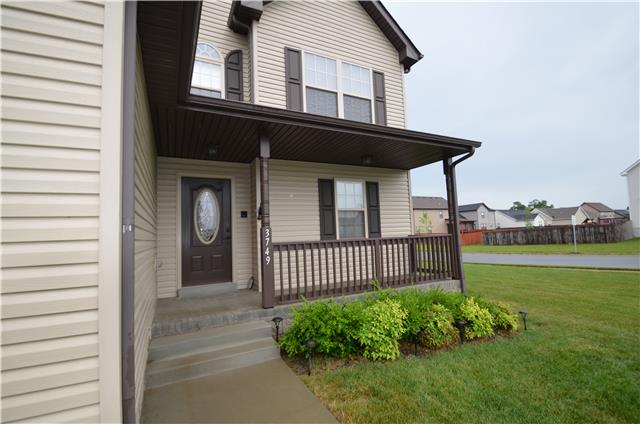 3749 Suiter Road Clarksville, TN 37040 - Photo 3 of 20 YOU WILL ENJOY THIS LOVELY COVERED FRONT PORCH TO GREET YOUR GUESTS, OR SIT OUT AND ENJOY THE NEIGHBORHOOD.