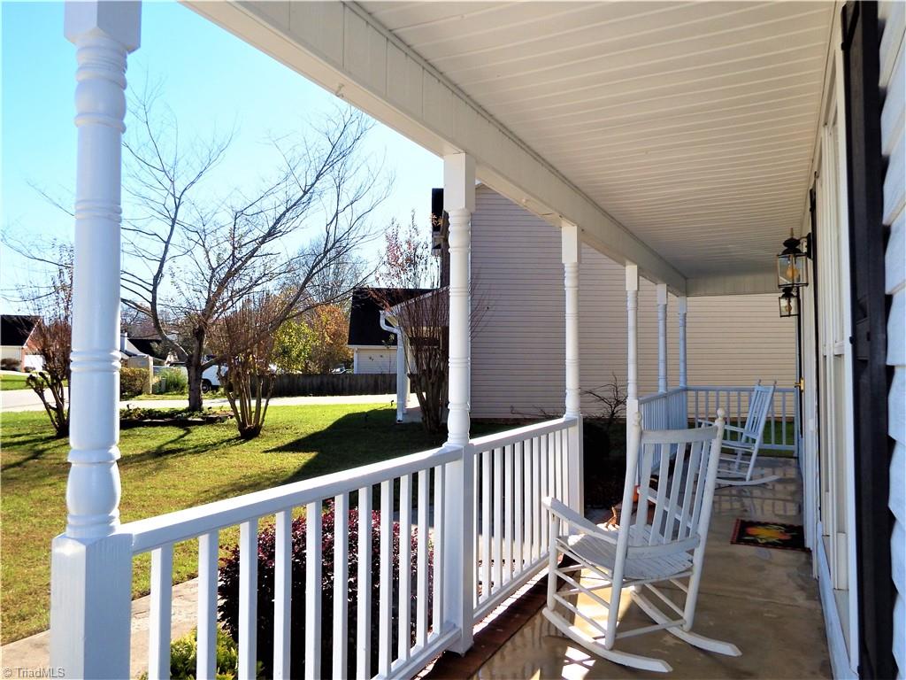 1730 Spring Path Trail Clemmons, NC 27012 - Photo 3 of 21 Rocking Chair Front Porch with Cul-de-Sac Views!