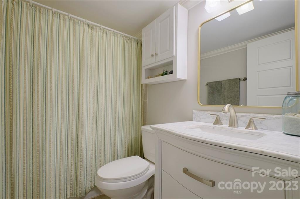 83 Ridgeport Road Lake Wylie, SC 29710 - Photo 5 of 48 a bathroom with a granite countertop toilet sink and mirror