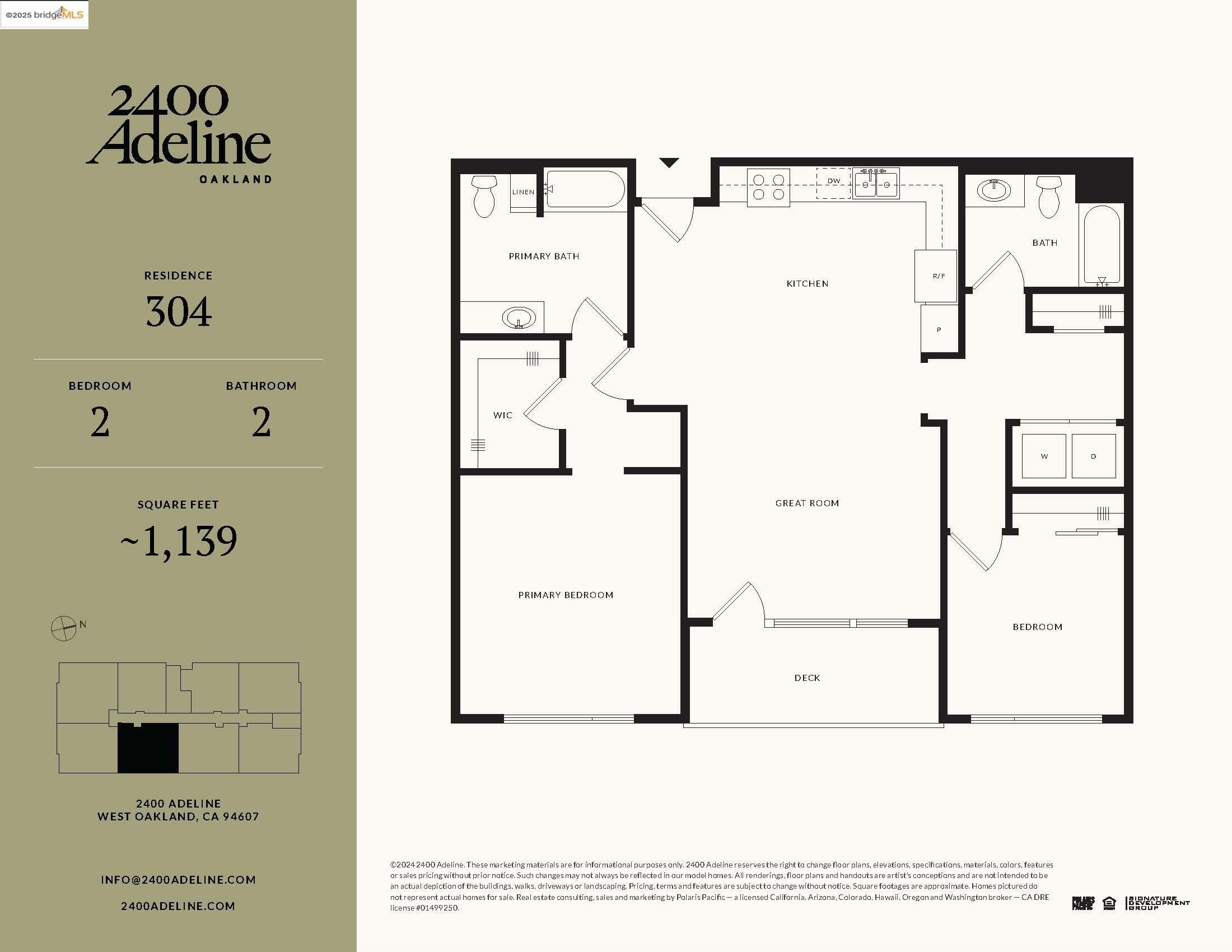 2400 Adeline Street, Unit 304 Oakland, CA 94607 - Photo 12 of 12 View of floor plan / room layout