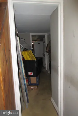 a view of a door and a window