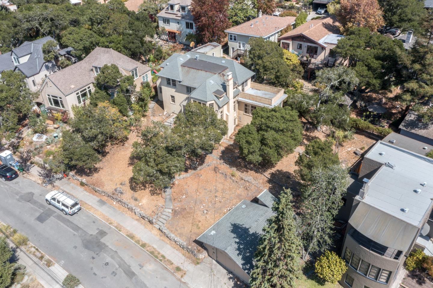 585 Santa Rosa Avenue Berkeley, CA 94707 - Photo 58 of 71 an aerial view of residential houses with outdoor space