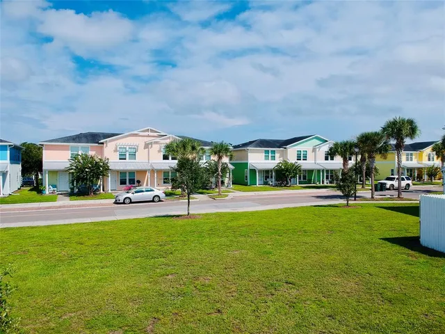 a view of swimming pool with a patio