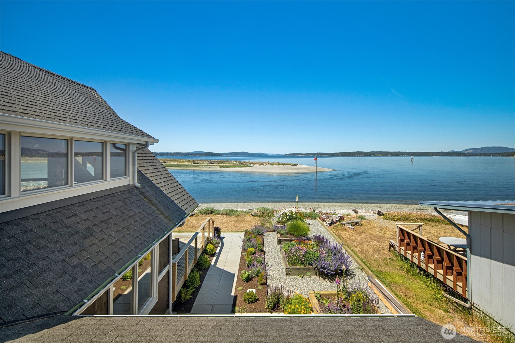 170 Weeks Point Way Lopez Island, WA 98261 - Photo 36 of 36 a view of an ocean with a balcony