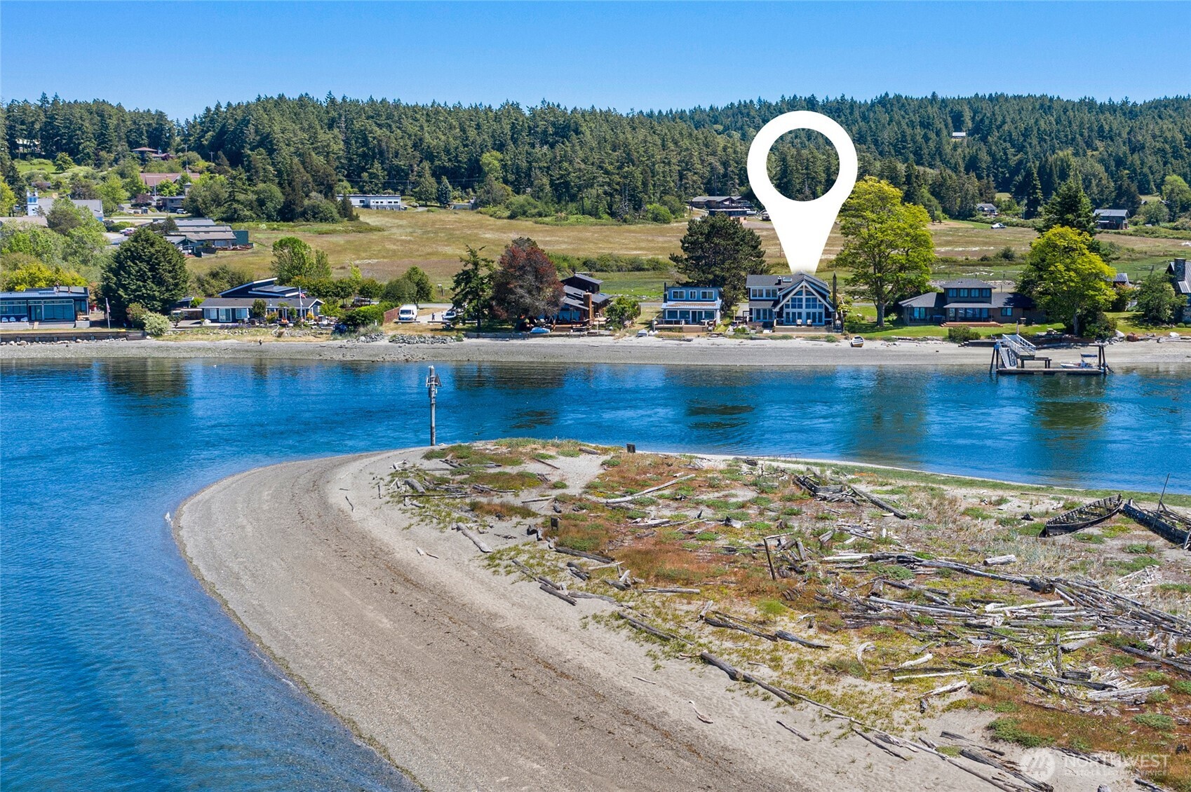 170 Weeks Point Way Lopez Island, WA 98261 - Photo 4 of 36 a view of a lake