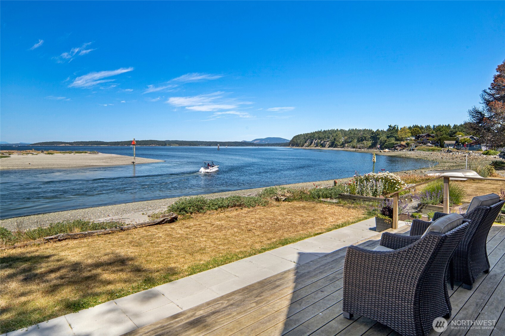 170 Weeks Point Way Lopez Island, WA 98261 - Photo 5 of 36 a view of outdoor space with seating area