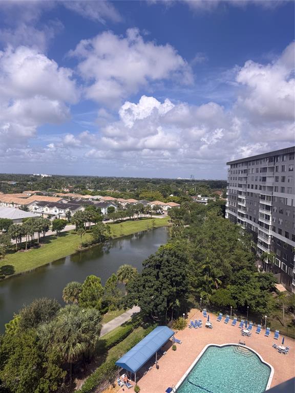 4001 Hillcrest Drive, Unit 1012 Hollywood, FL 33021 - Photo 11 of 14 a view of a lake with a city