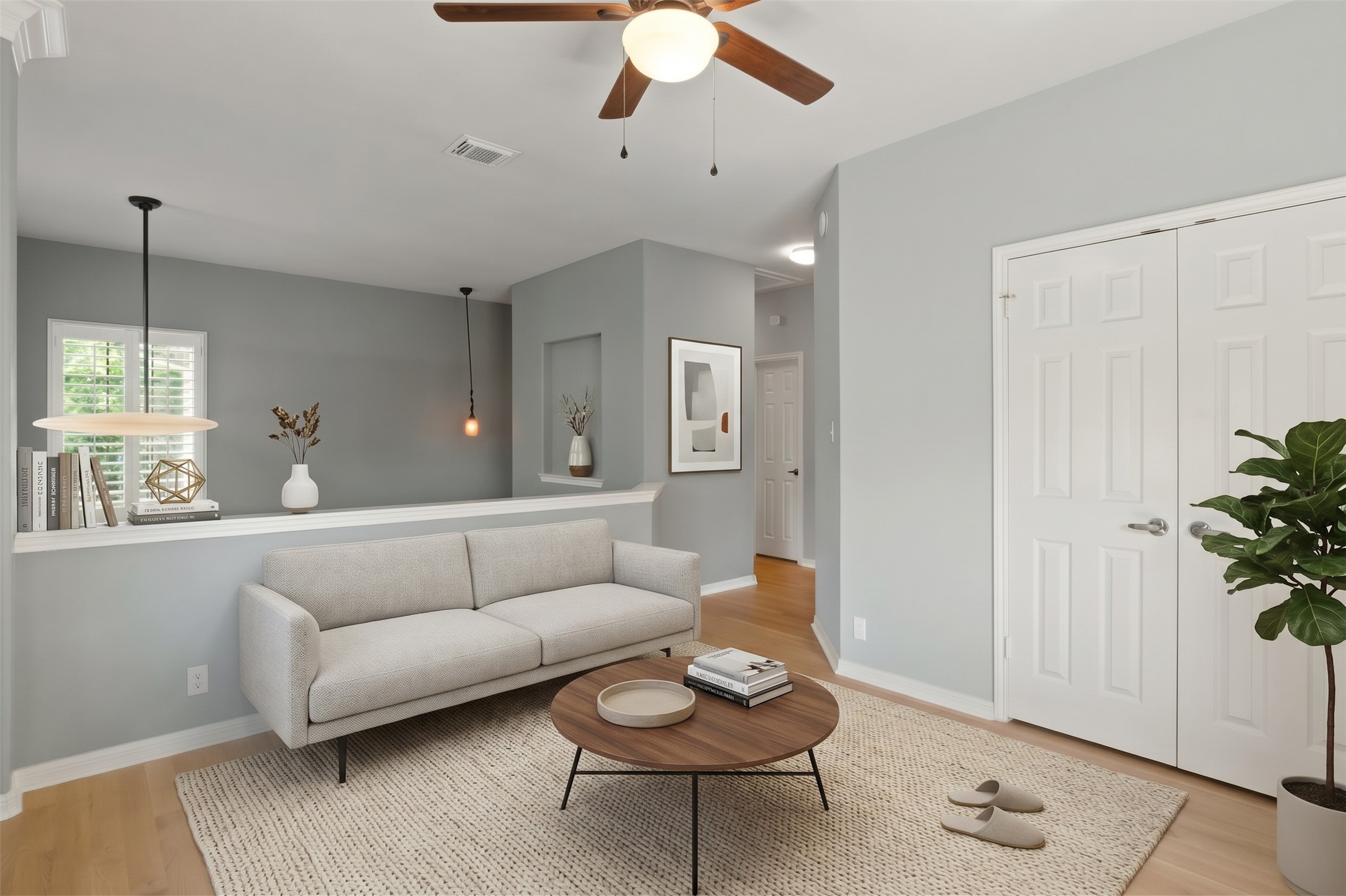 4508 Duval Road, Unit 604 Austin, TX 78727 - Photo 6 of 34 Step into this versatile loft space, ideal for a dedicated home office, gym, or lounge *Virtually staged image