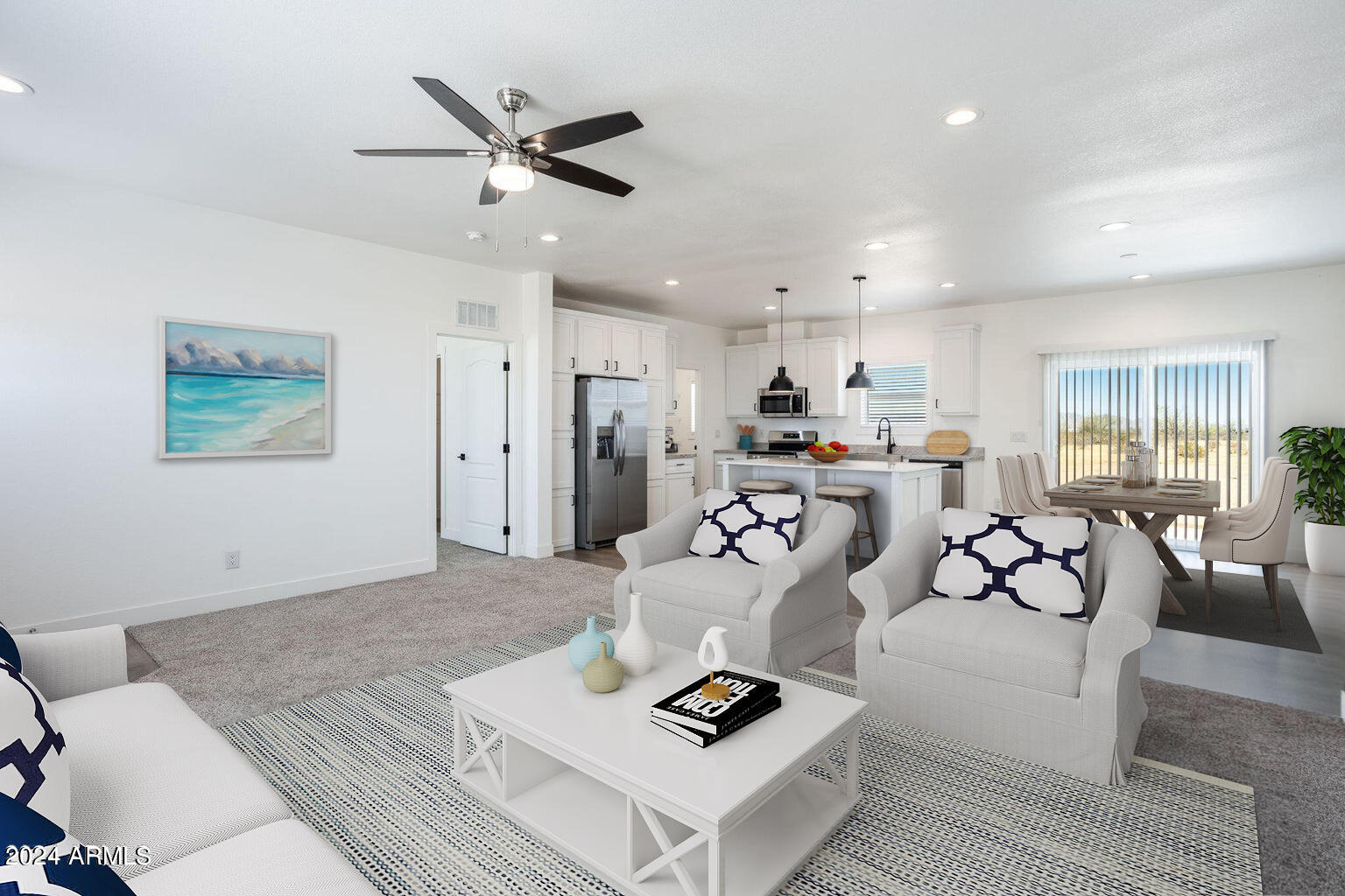 51937 West Wildwood Road Maricopa, AZ 85139 - Photo 2 of 30 KITCHEN DINING LIVING MASTER UNSTAGED_fi