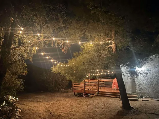 a view of outdoor space with seating