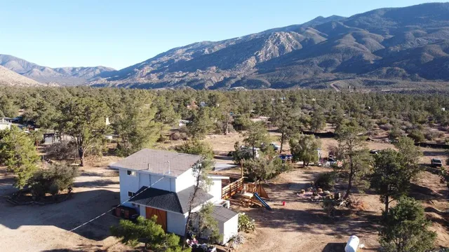 a view of city and mountain