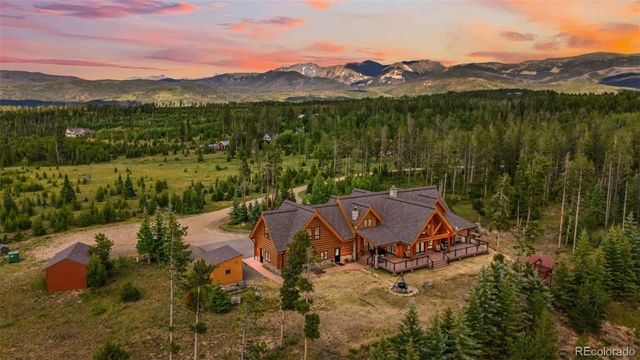 a view of a lake with a mountain in the background