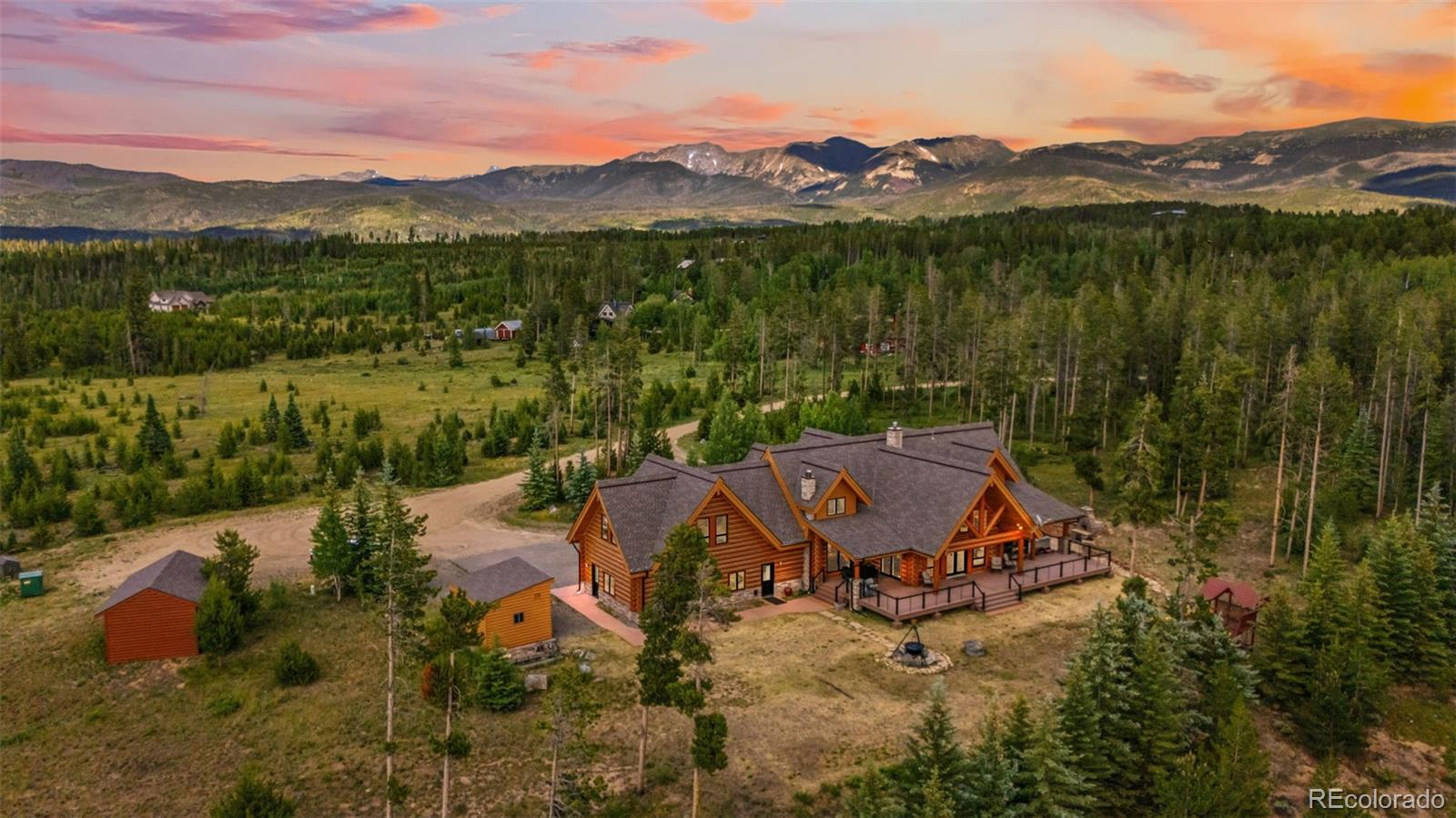 a view of a lake with a mountain in the background