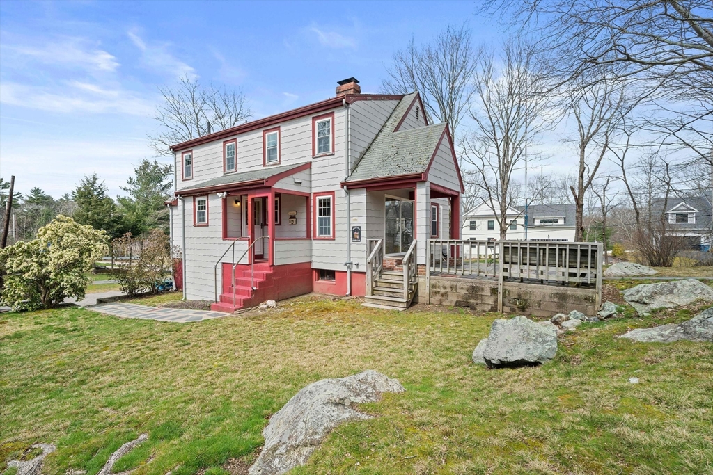 236 High Street Canton, MA 02021 - Photo 20 of 25 a view of front of house with a yard