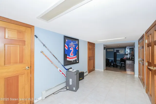 a view of an outdoor space and dining room