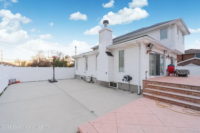 a view of a house with a patio