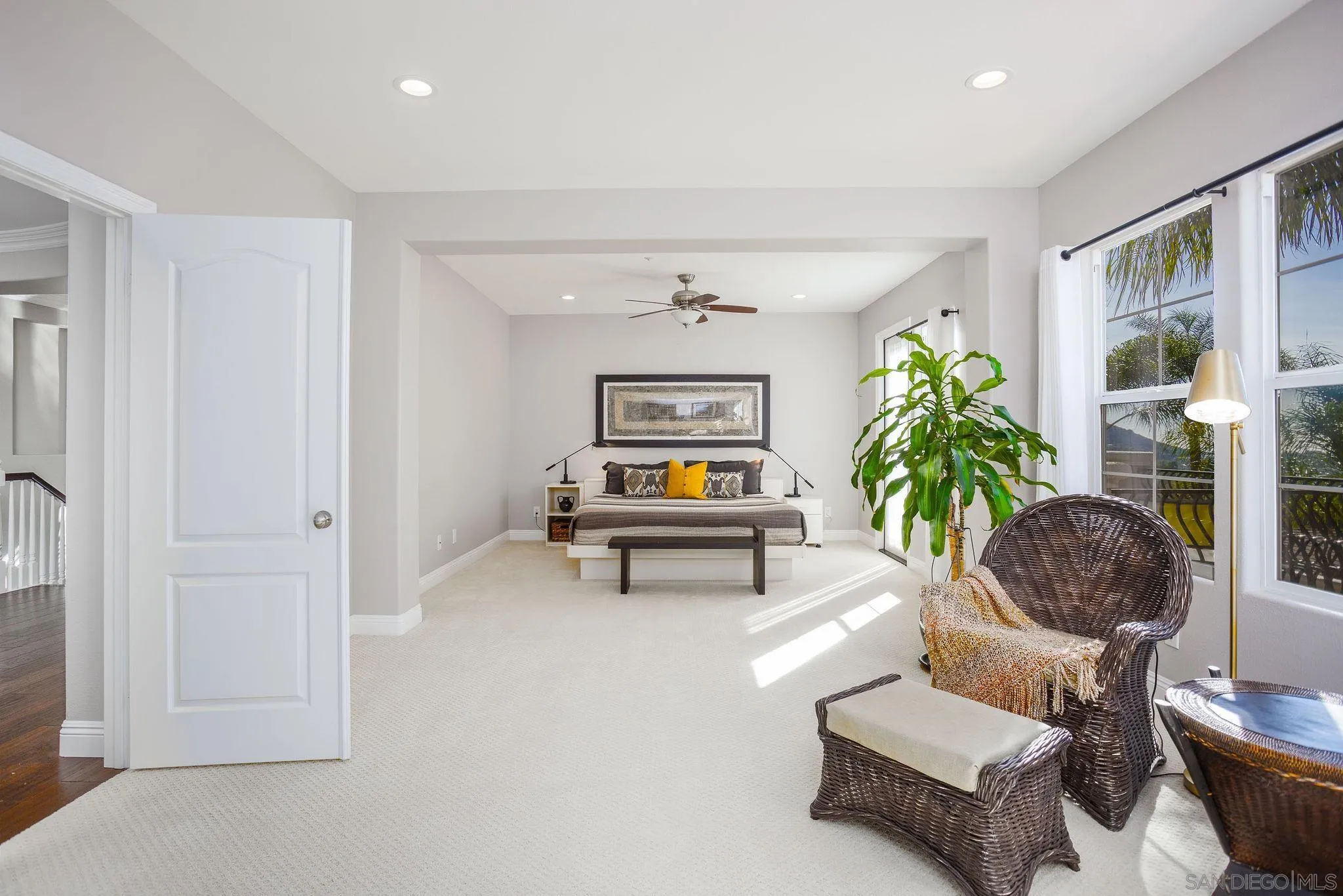 845 Vista Point Circle Vista, CA 92084 - Photo 21 of 58 a living room with furniture and a potted plant