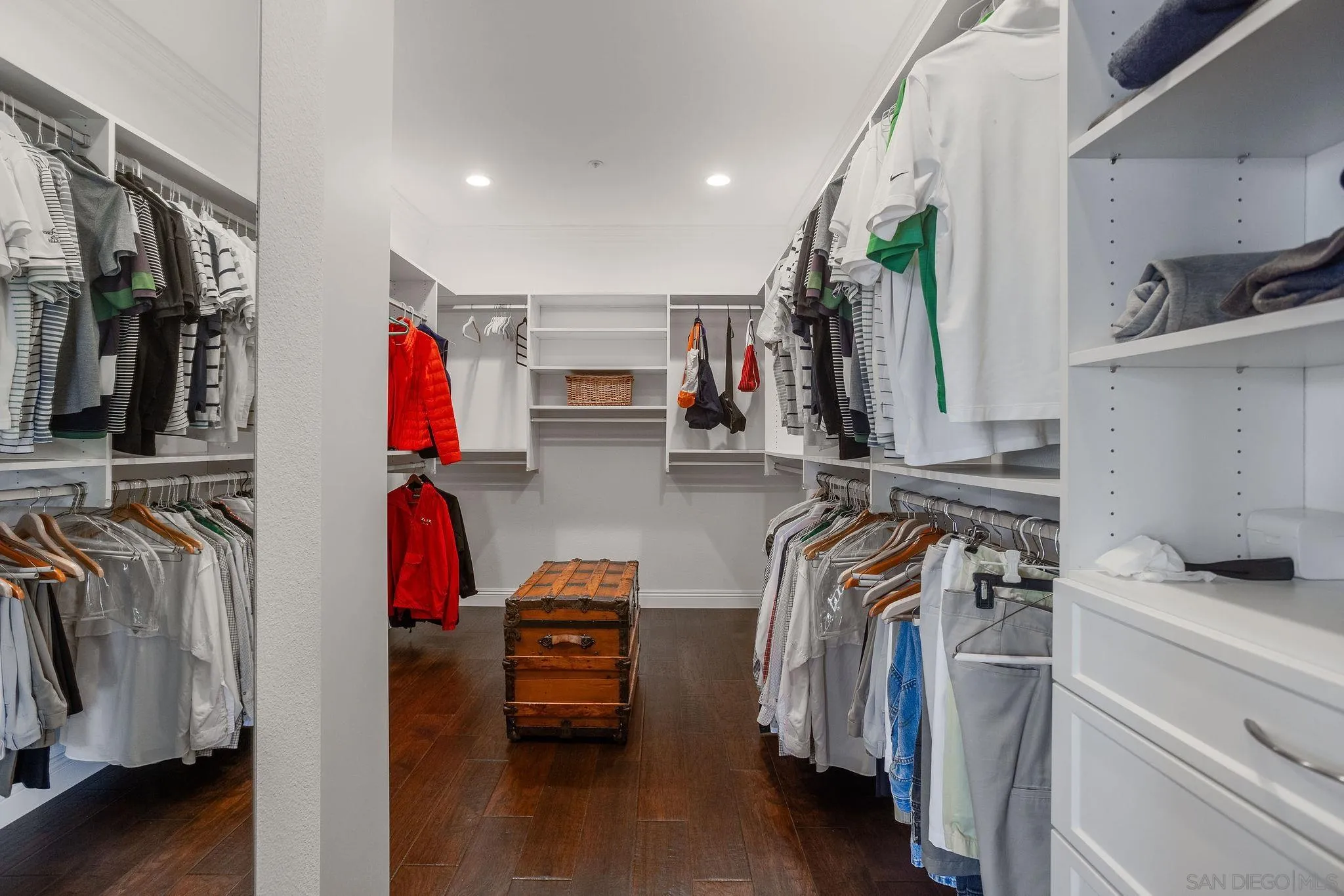 845 Vista Point Circle Vista, CA 92084 - Photo 28 of 58 a view of walk in closet with clothes and shoes