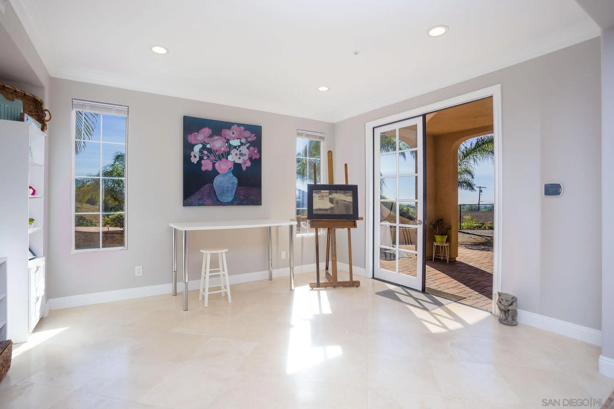 845 Vista Point Circle Vista, CA 92084 - Photo 8 of 58 a view of front door with furniture and floor to ceiling window