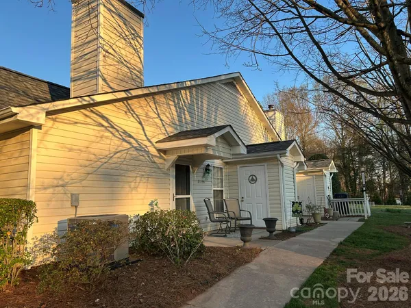 a view of a house with a patio