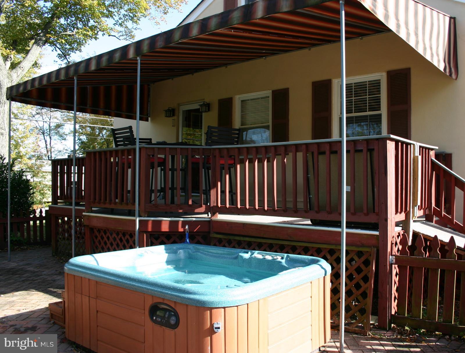 1622 Oldtown Road Edgewater, MD 21037 - Photo 31 of 37 Hot Tub/Deck/Eating~Area/Awning