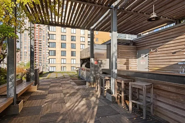 a view of living room with balcony