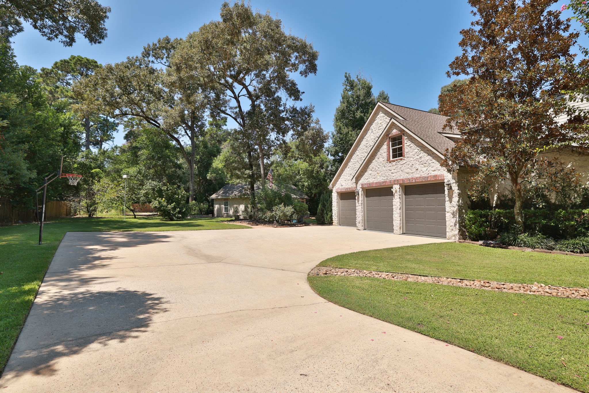 3018 McDonald Lane Spring, TX 77380 - Photo 29 of 48 a front view of a house with a yard