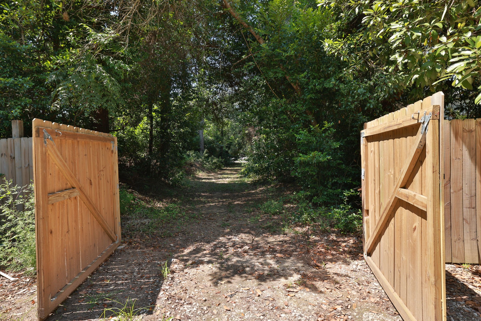 3018 McDonald Lane Spring, TX 77380 - Photo 43 of 48 a view of a back yard from a corridor