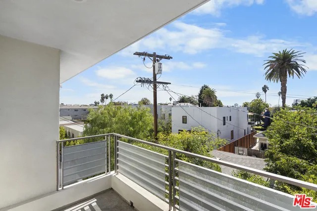 a view of a balcony