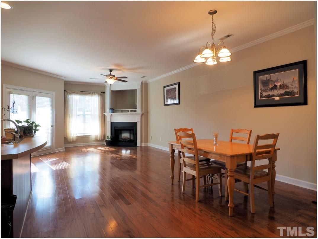 3511 Provost Street Raleigh, NC 27603 - Photo 2 of 24 Open Living room with Beautiful Hardwoods Large Dinning area too!