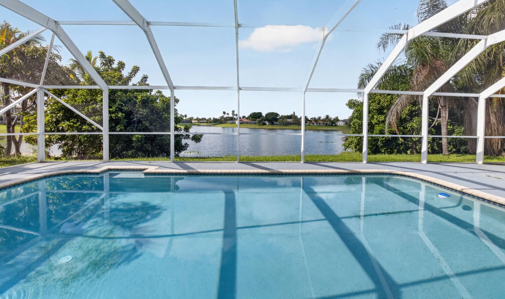 11845 Island Lakes Lane Boca Raton, FL 33498 - Photo 2 of 78 Pool & Water views!