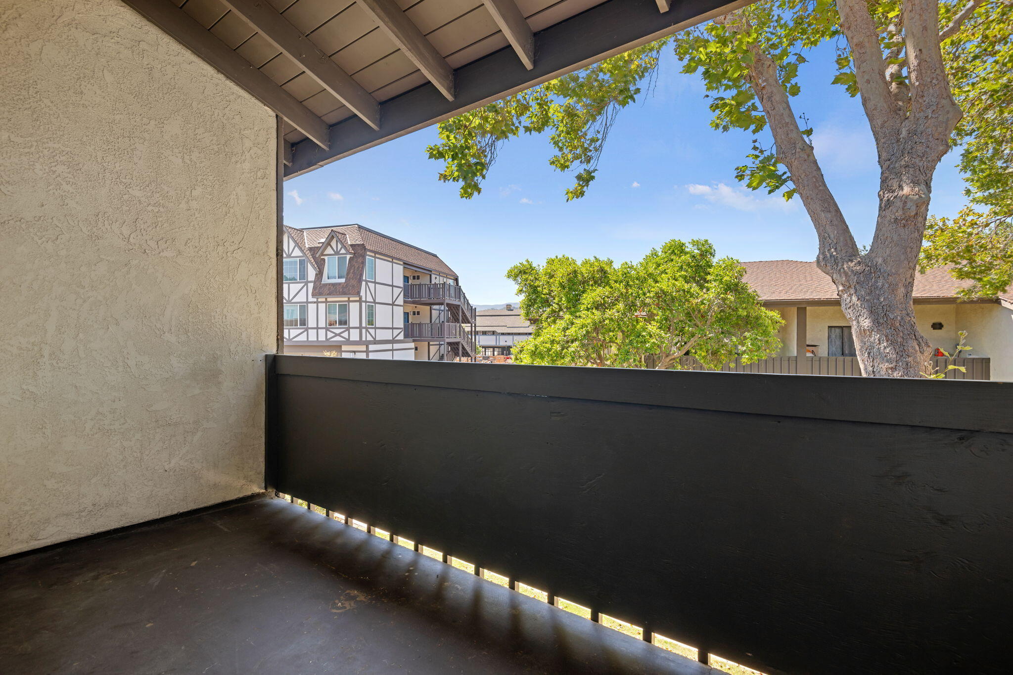 1676 Maple Avenue, Unit 4 Solvang, CA 93463 - Photo 4 of 16 a view of balcony with a potted plant
