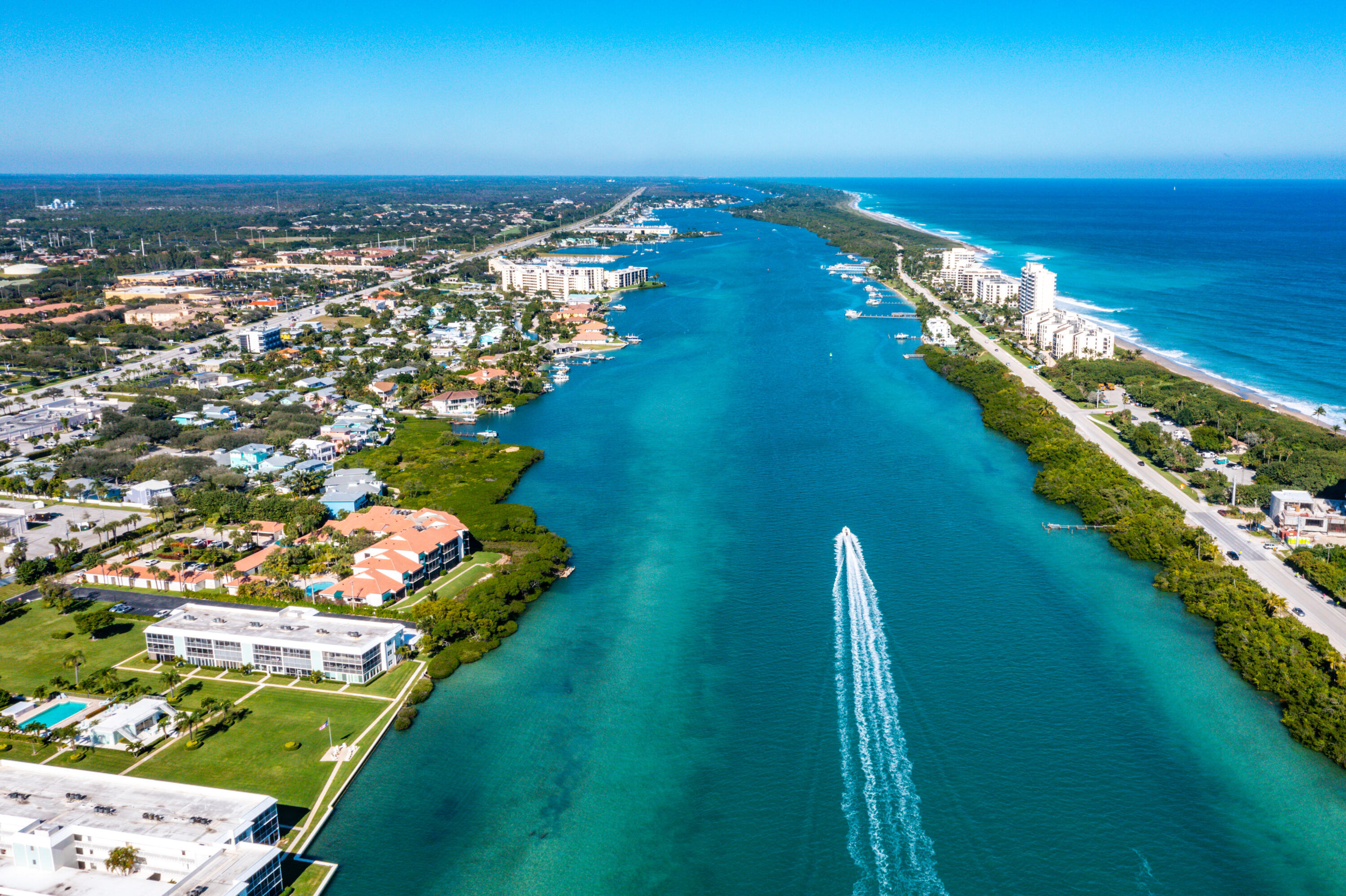 200 Waterway Road, Unit 204 Tequesta, FL 33469 - Photo 29 of 34 North Aerial