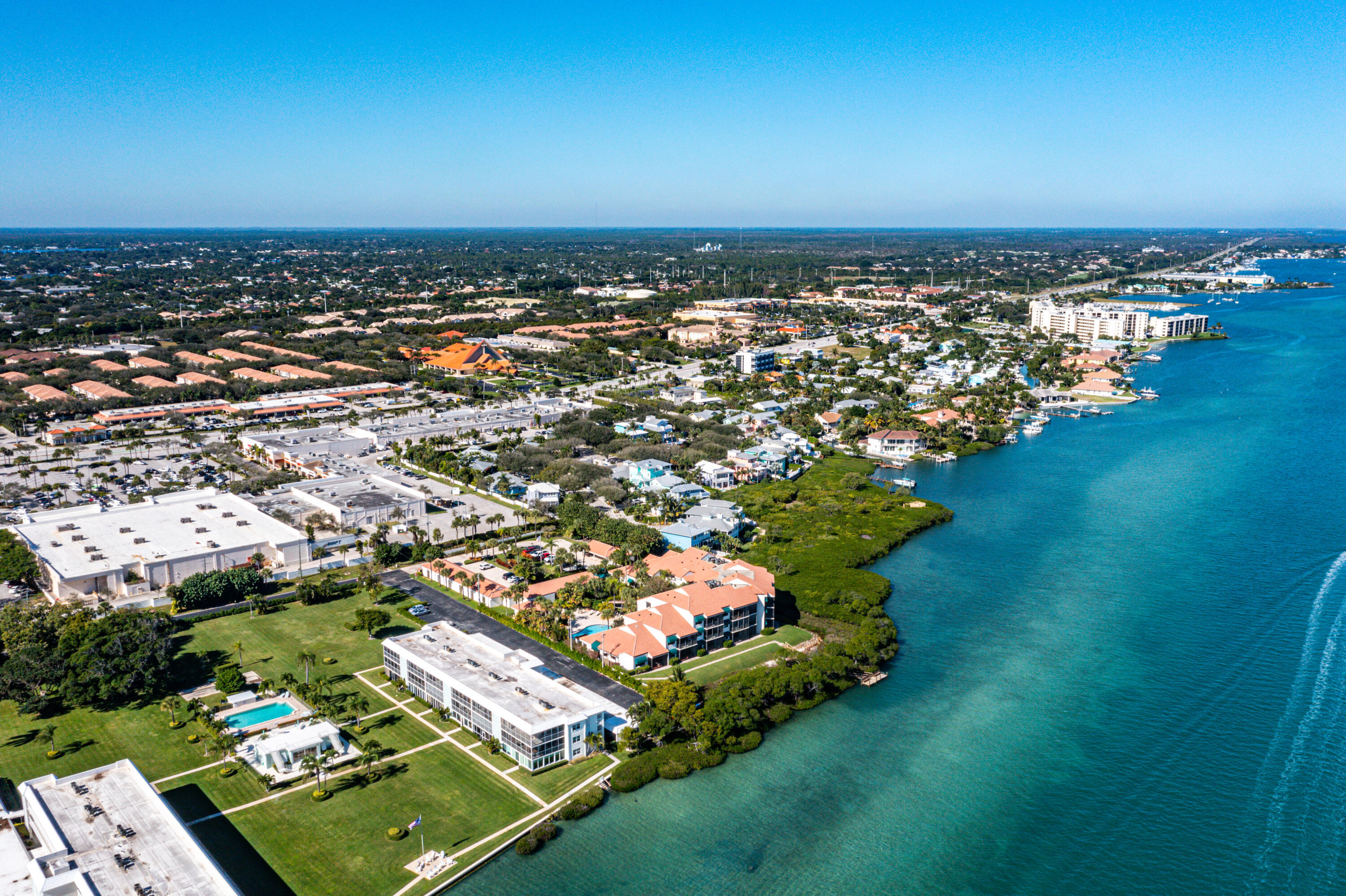 200 Waterway Road, Unit 204 Tequesta, FL 33469 - Photo 30 of 34 Northwest Aerial