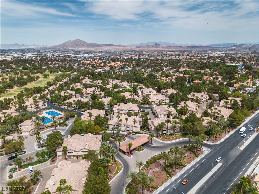 2050 West Warm Springs Road, Unit 1822 Henderson, NV 89014 - Photo 38 of 55 Bird's eye view with a mountain view and a residential view