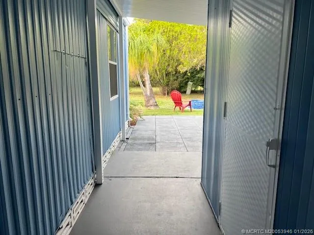 a view of a corridor